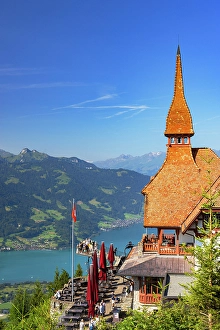 Summit Prints: Lake Thun and Harder Kulm, Interlaken, Switzerland