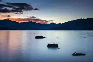 Lake Wanaka at Dusk, New Zealand