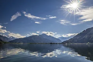 Salzburg State Prints: Lake Zell, Zell am See, Salzburg State, Austria