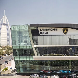 Lamborghini showroom, Jumeirah, Dubai, United Arab Emirates