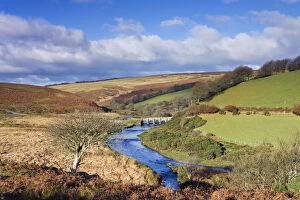 Images Dated 1st May 2020: Landacre Bridge spanning the River Barle near Withypool, Exmoor National Park, Somerset