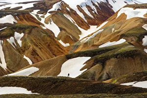 Sudurland Prints: Landmannaugar area during a summer day, Iceland