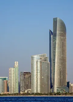 Abu Dhabi Investment Authority Prints: The Landmark Tower, World Trade Center and Abu Dhabi Investment Authority Buildings