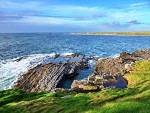 Aillte An Mhothair Gallery: Landscape of the coast, Cliffs of Moher Walking Trail, County Clare, Ireland