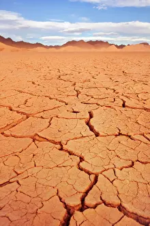Texture Prints: Landscape of 'Los Colorados' in the Devil's Desert (Labirynth Desert)