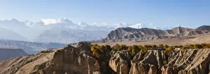 Nepal Collection: Landscape near Charang, Upper Mustang region, Nepal