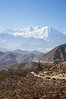 Landscape near Ghami, Upper Mustang region, Nepal