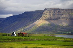 Landscpae Prints: Landscape near Isafjordur, Westfjords, Iceland