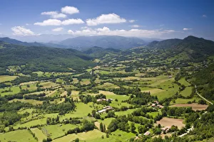 Pyrenees Prints: Landscape near Roquefixade, Ariege, Midi-Pyrenees, France