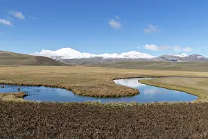 Greater Caucasus Prints: Landscape & river near Poka, Samtskhe-Javakheti Region, Georgia
