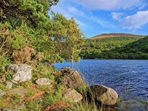 Images Dated 31st March 2023: Landscape of the Upper Lake, Glendalough, County Wicklow, Ireland