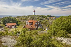 Images Dated 15th July 2021: Landsort Fyr lighthouse on the archipelago island of A-ja, Stockholm County, Sweden