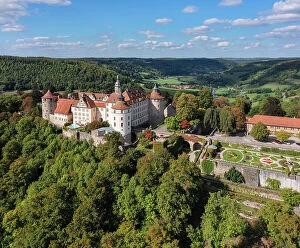 Images Dated 23rd May 2023: Langenburg Castle, Langenburg, Jagst Valley, Hohenlohe, Baden-Wurttemberg; Germany