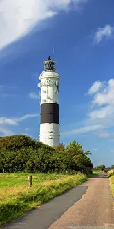 Wenningstedt Prints: Langer Christian lighthouse, Kampen, Sylt, Schleswig Holstein, Germany