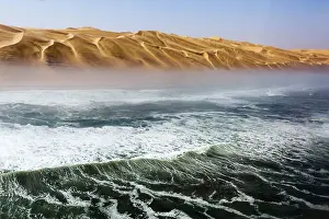 Dune Prints: Langewand, where the Atlantic Ocean meets the sea of dunes in Western Namibia