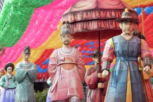 Figures Prints: Lantern figures at Bongeunsa temple, Gangnam, Seoul, South Korea