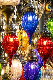 Lantern shop in the Grand Bazaar, Istanbul, Turkey