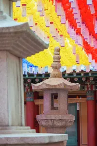 Lanterns Prints: Lanterns at Bongeunsa temple, Gangnam, Seoul, South Korea