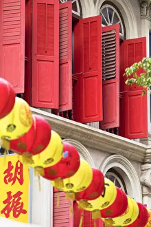 Windows Prints: Lanterns, Chinatown, Singapore