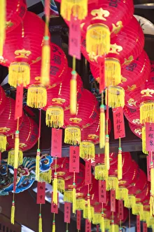 Matsu Prints: Lanterns at Thian Hock Keng Temple, Chinatown, Singapore