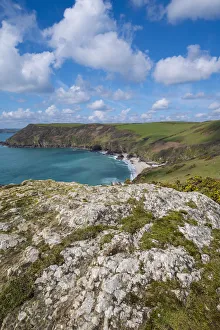 Lantic bay, Polruan, Cornwall, England, UK