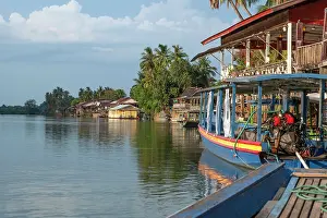 Champasak Province Prints: Laos, Champasak Province, Mekong River