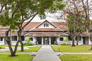 Images Dated 6th September 2018: Laos, Luang Prabang, Amantaka Luxury Hotel, exterior