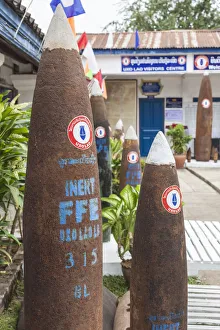 Images Dated 6th September 2018: Laos, Luang Prabang, UXO Laos Information Center, organization dedicated to clearing