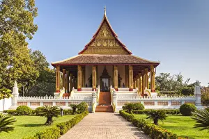 Laotian Prints: Laos, Vientiane, Haw Pha Keo, National Museum of Religious Art, exterior