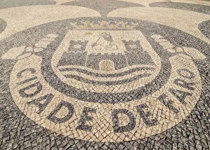 Faro Prints: Largo do Carmo, detailed view, Faro, Algarve, Portugal