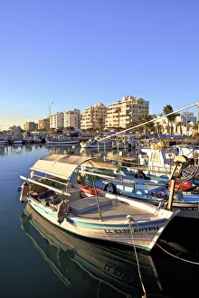 Larnaca Prints: Larnaka Harbour, Larnaka, Cyprus, Eastern Mediterranean Sea