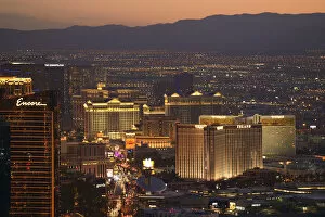 Images Dated 22nd February 2013: The Las Vegas Strip, Las Vegas, Clark County, Nevada, USA