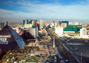 Boulevard Prints: Las Vegas Strip View, Skyline, Las Vegas, Nevada, USA