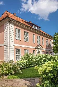 Brick Gothic Prints: Late baroque guest house at the monastery courtyard of Lune Monastery