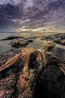 Provincial Park Prints: Late day light on Lake Superior, Ontario, Canada