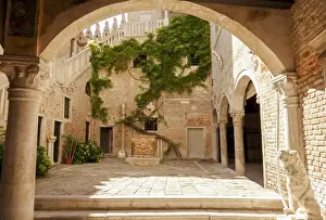 Late Gothic palace Soranzo van Axel in the Cannaregio district, Venice, Veneto, Italy