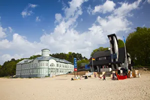 Images Dated 7th September 2010: Latvia, Jurmala, Majori Village, Majori Beach on the Baltic Sea