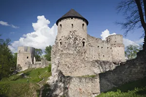 Latvia, Northeastern Latvia, Vidzeme Region, Gauja National Park, Cesis, Cesis Castle