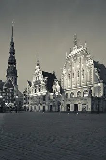 Images Dated 7th September 2010: Latvia, Riga, Old Riga, Blackheads House, b