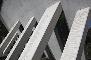 Images Dated 7th September 2010: Latvia, Riga, Old Riga, Holocaust Memorial
