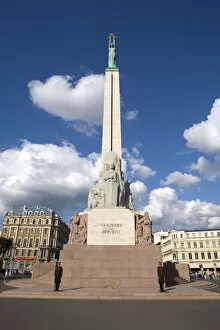 Images Dated 22nd December 2008: Latvian Freedom Monument, Riga, Latvia