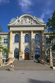 Images Dated 16th August 2019: The Latvian National Opera House, Riga, Latvia, Northern Europe