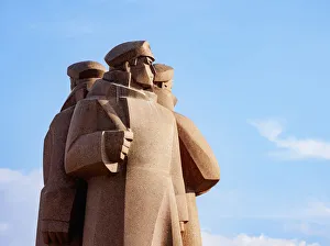Latvian Prints: Latvian Riflemen Monument, Riga, Latvia