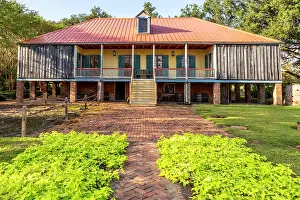Louisiana Prints: Laura Plantation; Louisiana, USA, North America