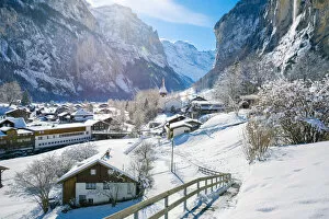 Images Dated 13th March 2019: Lauterbrunnen, Berner Oberland, canton of Bern, Switzerland