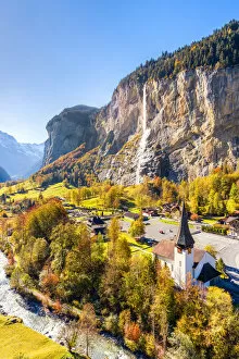 Images Dated 15th January 2019: Lauterbrunnen, Canton of Bern, Switzerland, Europe