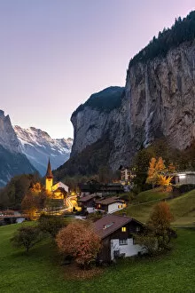 Images Dated 15th January 2019: Lauterbrunnen, Canton of Bern, Switzerland, Europe