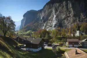 Lauterbrunnen Church, Berner Oberland, Switzerland
