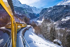 Lauterbrunnen valley, Berner Oberland, canton of Bern, Switzerland