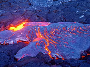 Crater Prints: Lava Stream, Hawaii Volcano National Park